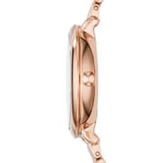 Fossil ES3799 Jacqueline Mini Rose-Tone Stainless Steel Watch Fossil ES3799 Jacqueline Mini Rose-Tone Stainless Steel Watch