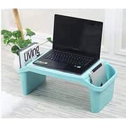 Lavish Study Table Plastic Children Small Study Table With Storage For Kid Adult Home Bedroom Furniture Portable-blue Color 1 Unit