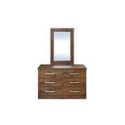 Pan Emirates Milano Dressing Table With Mirror Walnut Pan Emirates Milano Dressing Table With Mirror Walnut