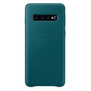Samsung Leather Cover Green For Galaxy S10 Plus