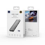 Wiwu T9G 8 In 1 USB-C Hub Wiwu T9G 8 In 1 USB-C Hub