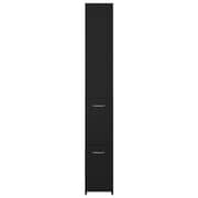 Vidaxl Bathroom Cabinet Black 25x25x170 Cm Engineered Wood Vidaxl Bathroom Cabinet Black 25x25x170 Cm Engineered Wood