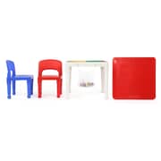 Tot Tutors 2-in-1 Plastic Lego Compatible Activity Table With 2 Chairs Tot Tutors 2-in-1 Plastic Lego Compatible Activity Table With 2 Chairs