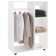 Vidaxl Wardrobe White 80x40x110 Cm Engineered Wood Vidaxl Wardrobe White 80x40x110 Cm Engineered Wood