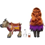 Jakks 207164 Disney Frozen 2 Anna Doll And Sven Travel Doll Toy