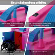 Showay Electric Air Balloon Pump Portable Inflator Dual Nozzle Globos Machine Air Balloon Blower Buddy For Party Balloon