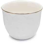 RoyalFord 12pc Bone China Gold/Silver Cawa Cup White RoyalFord 12pc Bone China Gold/Silver Cawa Cup White