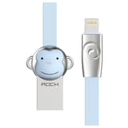 Rock Lightning Cable Shapes 1m - Blue