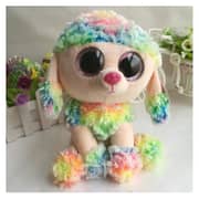 TY 37145 Beanie Boos Dog Rainbow Multi Color
