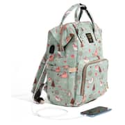 Sunveno Diaper Bag with USB Green Dream Sky