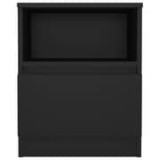 vidaXL Bed Cabinet Black 40x40x50 cm Engineered Wood