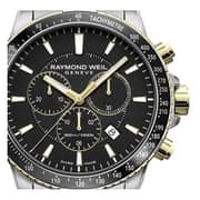 Raymond Weil 8570-SP1-20001 Tango 300 Mens Watch Gold/Black/SS 43mm Raymond Weil 8570-SP1-20001 Tango 300 Mens Watch Gold/Black/SS 43mm