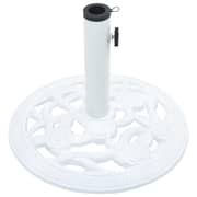 vidaXL Umbrella Base White 9 kg 40 cm Cast Iron vidaXL Umbrella Base White 9 kg 40 cm Cast Iron
