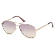 Guess GU7616-32Z-58 Women's Sunglass Gold/Grad Or Mirror Violet
