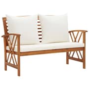 Vidaxl 2 Piece Garden Lounge Set With Cushions Solid Acacia Wood