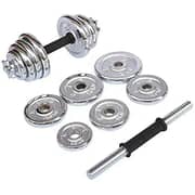 ULTIMAX Adjustable Dumbbell Set Chrome Plated Iron Dumbbell Kit for Home Gym Workout- 10 kg