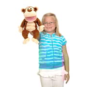 Fiesta Crafts T-2343 Hand Puppet Monkey - Brown