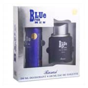 Rasasi Blue + Deo Spray Gift Set For Men