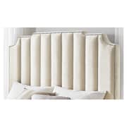 Chareau Velvet Upholstered Nailhead Queen Bed without Mattress Beige Chareau Velvet Upholstered Nailhead Queen Bed without Mattress Beige