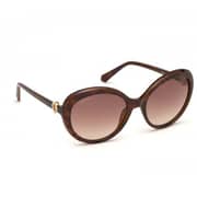 Swarovski SK0204-52F-58 Women's Sunglasses Dark Havana/Gradient Brown