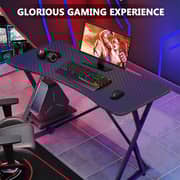 Ibama Computer Table, Home Office 1.1m length Computer Desk Tabletop Modern Simple Style Table Sturdy Writing Desk with Extra Strong Legs Study Writing Desk 110*60*75cm Ibama Computer Table, Home Office 1.1m length Computer Desk Tabletop Modern Simple Style Table Sturdy Writing Desk with Extra Strong Legs Study Writing Desk 110*60*75cm