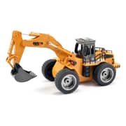 Huina 1530 1:18 Scale 6 Function R/C Die Cast Metal Excavator 2.4 Ghz