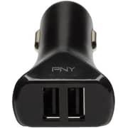 PNY Car Charger 3.4 Amps Dual USB Port Black PNY Car Charger 3.4 Amps Dual USB Port Black