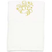 Personalized For You Cotton White Snowman Embroidery Bath Towel 70*140 cm Personalized For You Cotton White Snowman Embroidery Bath Towel 70*140 cm