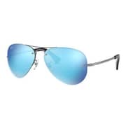 Rayban RB3449 004/55 Gunmetal Metal Sunglasses For Unisex