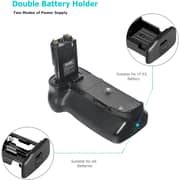Dmk Power Dmk-bg-e11 Battery Grip Kit Compatible With Canon Eos 5d Mark Iii, Eos 5ds, Eos 5ds R Digital Slr Camera Includes Qty 4 Replacement Lp-e6 Batteries + Vertical Battery Grip