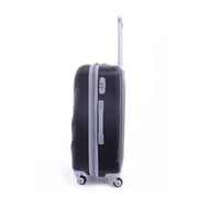 Para John ABS Luggage Travel Trolley With 4 Wheels 3pcs Set Black