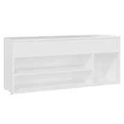 Vidaxl Shoe Bench White 105x30x45 Cm Engineered Wood Vidaxl Shoe Bench White 105x30x45 Cm Engineered Wood