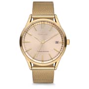 Omax Vintage Collection Gold Mesh Analog Watch For Unisex VC06G11I