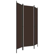 Vidaxl 3-panel Room Divider Brown 150x180 Cm Vidaxl 3-panel Room Divider Brown 150x180 Cm