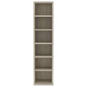 Vidaxl Cd Cabinet Sonoma Oak 21x20x88 Cm Engineered Wood Vidaxl Cd Cabinet Sonoma Oak 21x20x88 Cm Engineered Wood