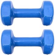 ULTIMAX - Deluxe Vinyl Dumbbell Hand Weight Set, Non-Slip, Hexagon Shape Neoprene Dipping Dumbbells Set, Assorted Colors for home gym - 1KG x 2 ULTIMAX - Deluxe Vinyl Dumbbell Hand Weight Set, Non-Slip, Hexagon Shape Neoprene Dipping Dumbbells Set, Assorted Colors for home gym - 1KG x 2