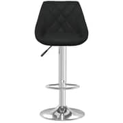 Vidaxl Bar Stools 2 Pcs Black Faux Leather Vidaxl Bar Stools 2 Pcs Black Faux Leather