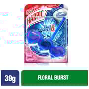 Harpic Toilet Block Blue Power 6 Floral Burst 39g