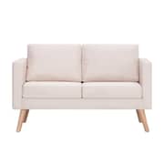 281351 Vidaxl 2-seater Sofa Fabric Cream