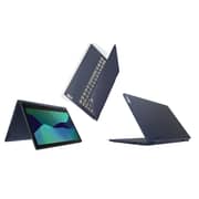 Lenovo IdeaPad Flex 3 Notebook 82B2007KAX 2in1 Laptop Celeron N4020 1.10GHz 4GB 128GB SSD Intel UHD Graphics Windows 11 Home in S mode 11.6inch HD Abyss Blue English/Arabic Keyboard- Middle East Version Lenovo IdeaPad Flex 3 Notebook 82B2007KAX 2in1 Laptop Celeron N4020 1.10GHz 4GB 128GB SSD Intel UHD Graphics Windows 11 Home in S mode 11.6inch HD Abyss Blue English/Arabic Keyboard- Middle East Version