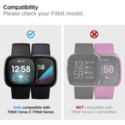 Spigen Rugged Armor PRO designed for Fitbit Versa 3 Case with Band and Fitbit Sense Case with Band - Black Spigen Rugged Armor PRO designed for Fitbit Versa 3 Case with Band and Fitbit Sense Case with Band - Black