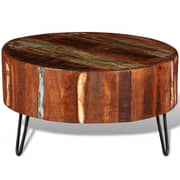 vidaXL Coffee Table Solid Reclaimed Wood Round vidaXL Coffee Table Solid Reclaimed Wood Round