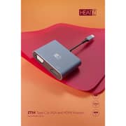Heatz ZT54 USB-C To HDMI/VGA Adapter
