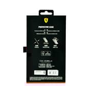 Ferrari Magsafe Leather Stitched Red Line Hard Case For Iphone 14 Pro Max Red