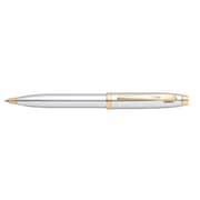 Sheaffer 100 Chrome With Gold Tone Ballpoint Pen Sheaffer 100 Chrome With Gold Tone Ballpoint Pen