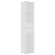 Vidaxl Book Cabinet White 36x30x171 Cm Engineered Wood