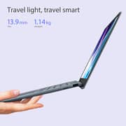Asus Zenbook 13 UM325UA-OLED0R5W Slim Laptop – Core Ryzen 5 2.1GHz 8GB 512GB Shared Win11Home 13.3inch FHD OLED Grey English/Arabic Keyboard