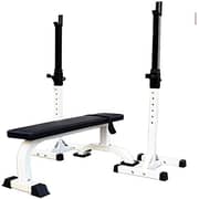 ULTIMAX Adjustable Squat Rack Stand Max Load 441 Lbs Free Bench Press Portable Dumbbell Rack - Barbell Rack Multi-Function Weight Lifting Home Gym