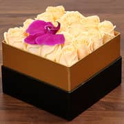 Beautiful Peach Rose Box