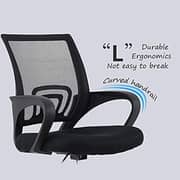 Galaxy Design Executive Quality Ergonomic Designed Comfortable Mid Back Adjustable Wide Seat Office and Desk Mesh Chair Black - GDF-7825 Galaxy Design Executive Quality Ergonomic Designed Comfortable Mid Back Adjustable Wide Seat Office and Desk Mesh Chair Black - GDF-7825